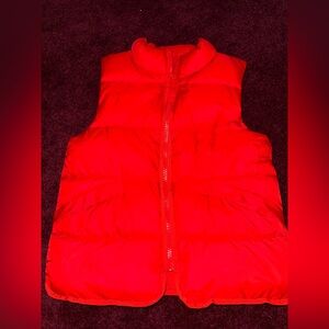 Unisex youth red puffer vest H&M 8-10